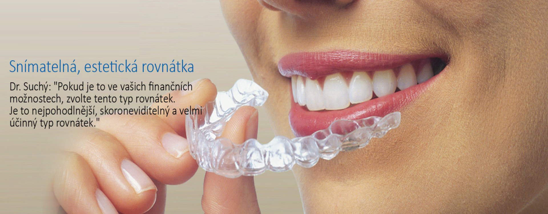 HP banner - foliová rovnátka